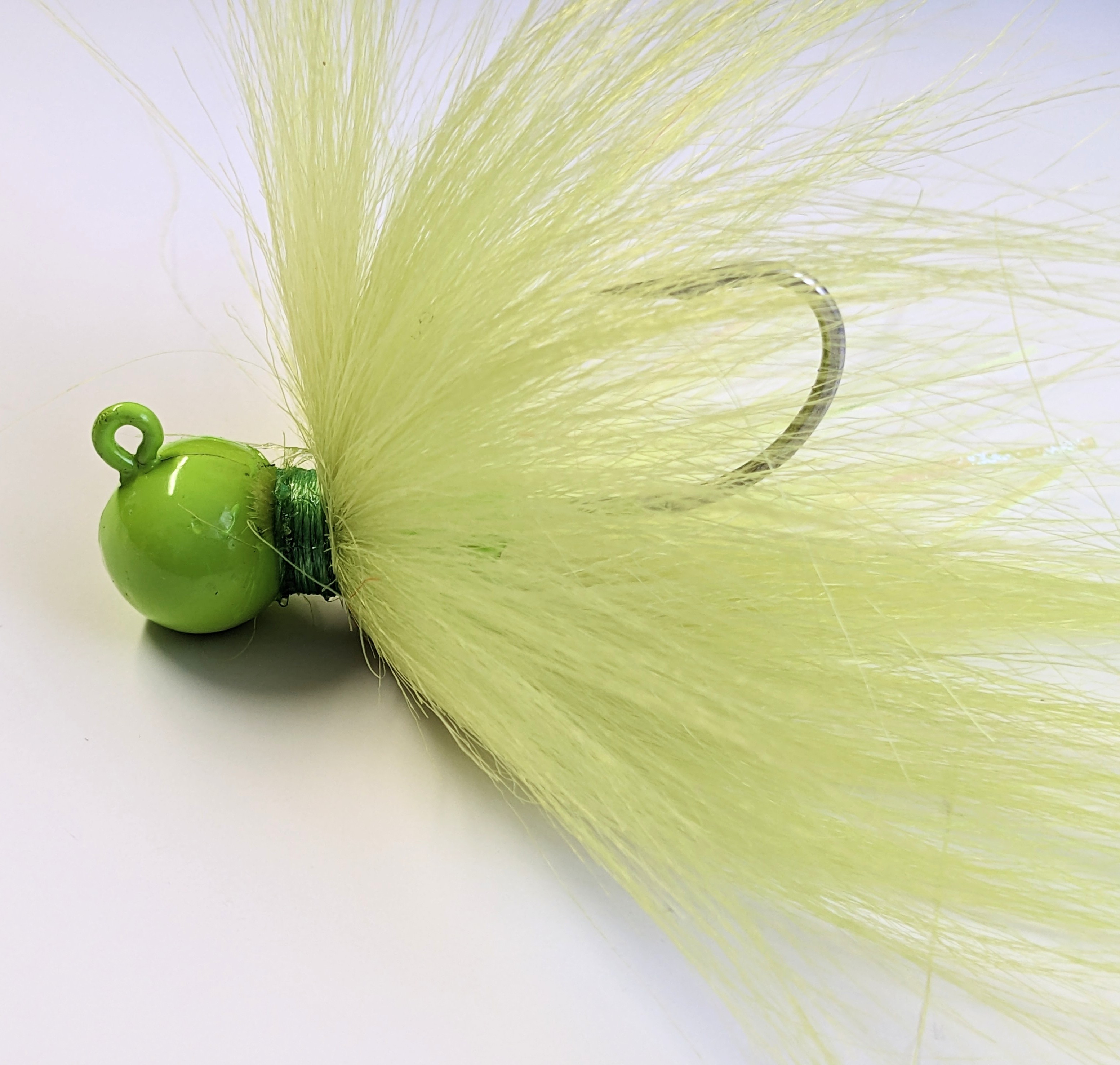 5 Pack Saltwater Bucktail Jigs - Many Colors - 2, 1 1/2, 1, or 3/4 ounces