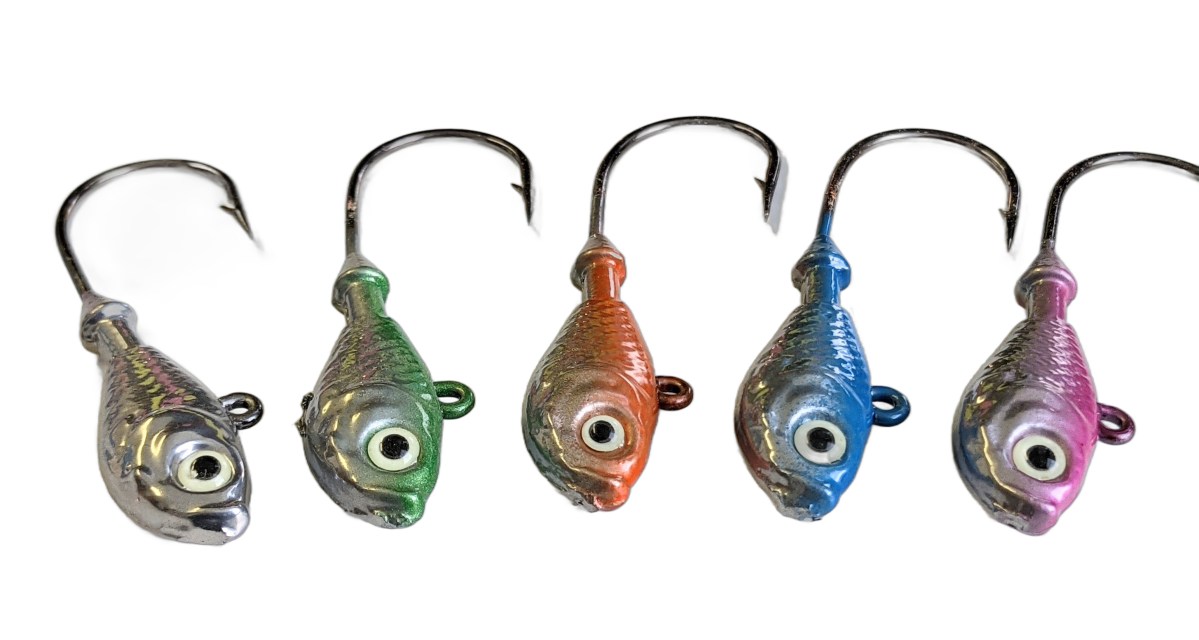 1 Ultra Minnow Bucktail Jig PINK & WHITE STRIPER Jigs T&A JIGS