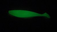 6" Shad Body (Glow) CO141