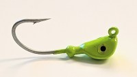 3/8oz Banana Jig Head Chartreuse w/eyes (5 Pack)  -CO162