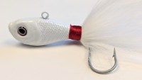 4oz White Ultra Swing Bucktail Jig- CO188
